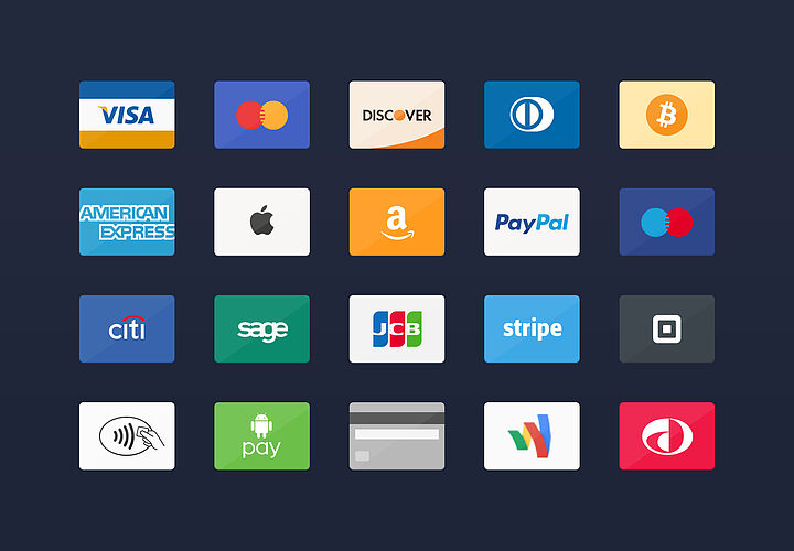 20 Payment Card Icons Psd 1
