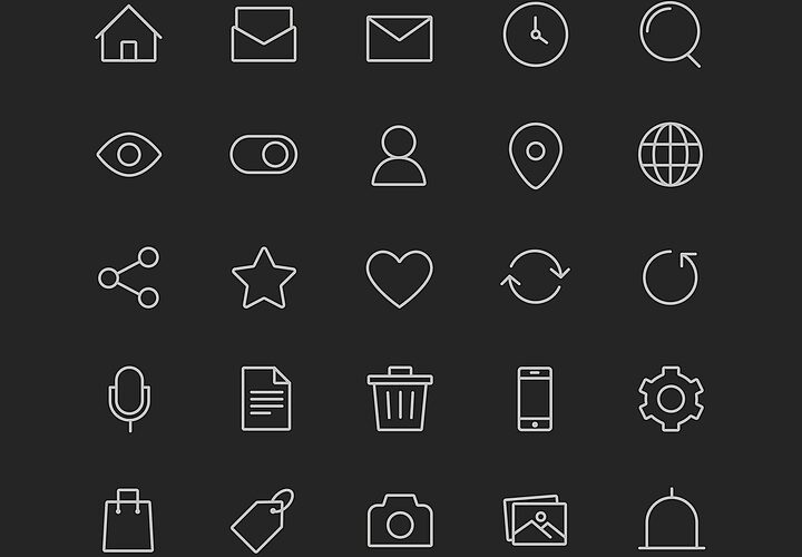 25 Free Interface Icons 1