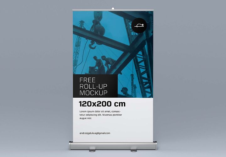 3 Size Free Rollup Mockups Psd 1