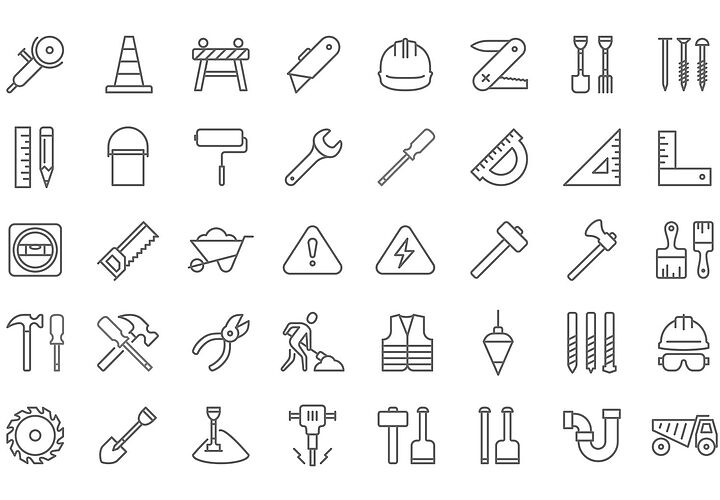 50 Free Construction Icons 1