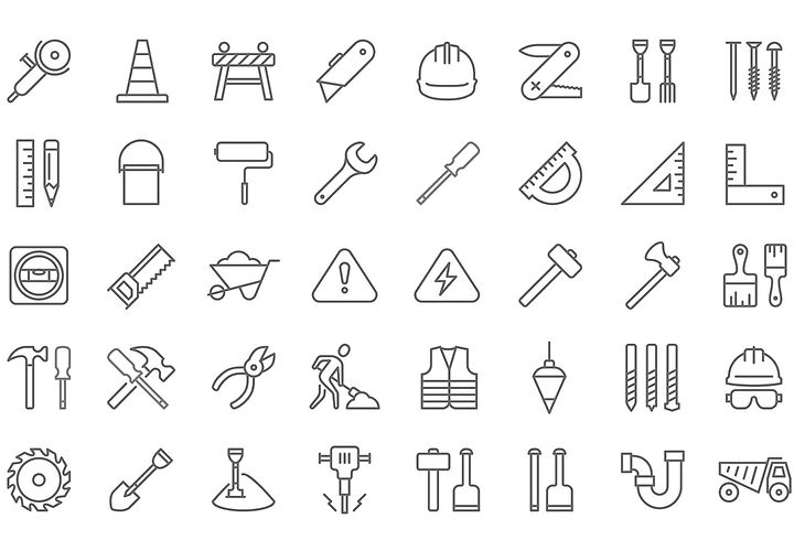 50 Free Construction Icons 1