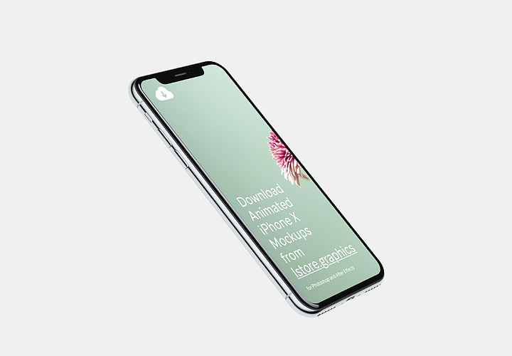 8 Free Iphone X Mockups For Sketch And Photoshop 1