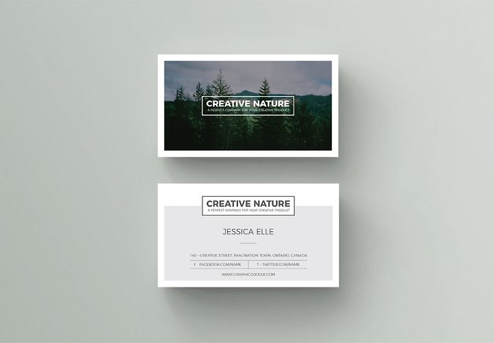 Artist Business Card Template 1