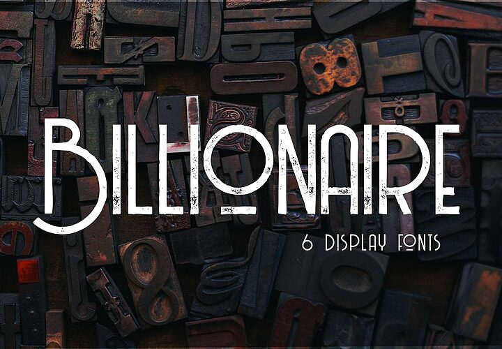 Billionaire Sans Serif Free Font 1