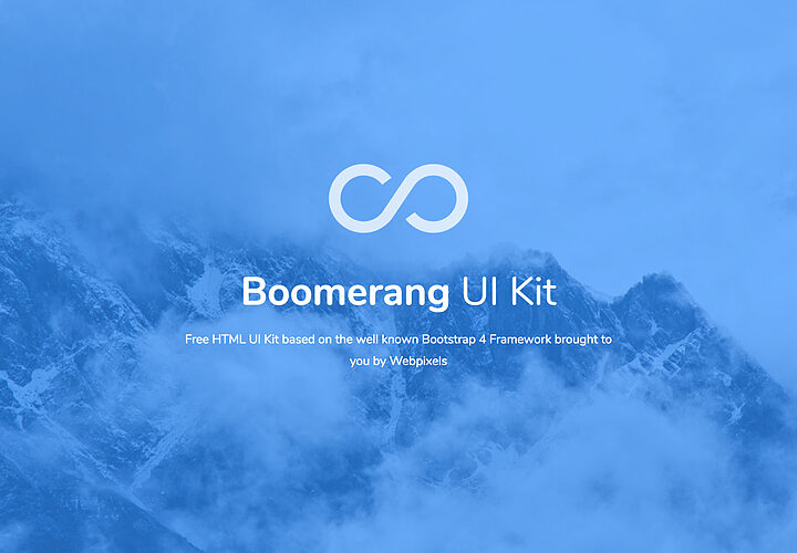 Boomerang Free Html Bootstrap Ui Kit 1