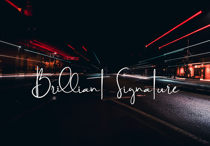 Brilliant Signature Font 1