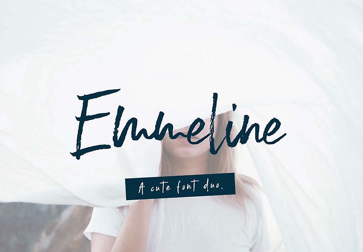 Emmeline Free Brush Font 1