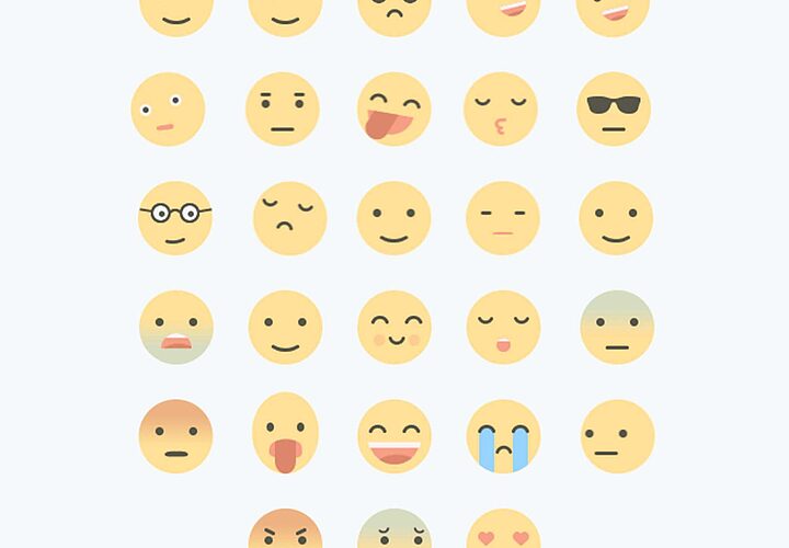 Free Animated Flat Emoji Icons 1