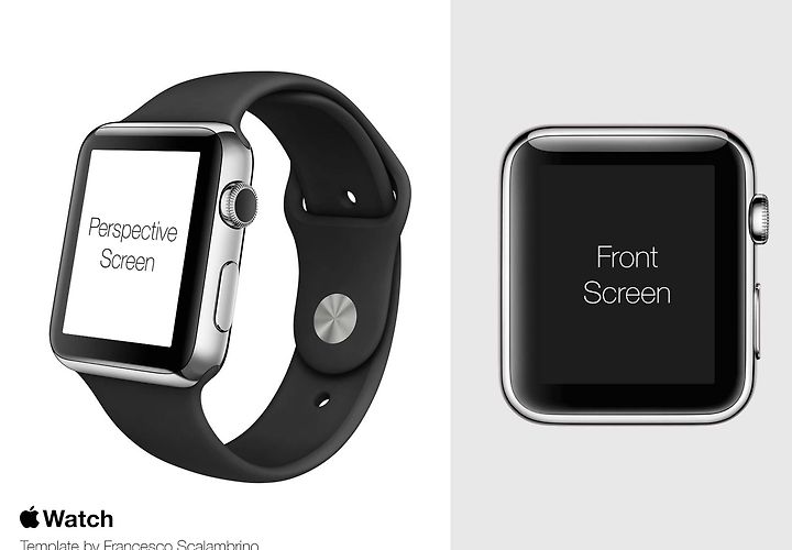 Free Apple Watch Mockup Template Psd 1