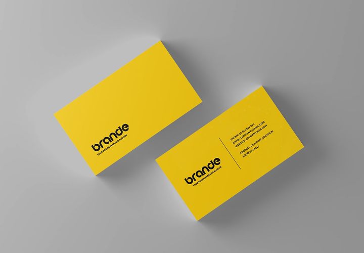 Free Business Card Mocup 1