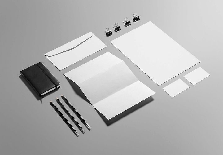 Free Business Stationery Branding Mockup Psd 1