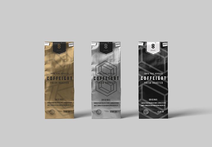 Free Coffee Bag Mockup 1