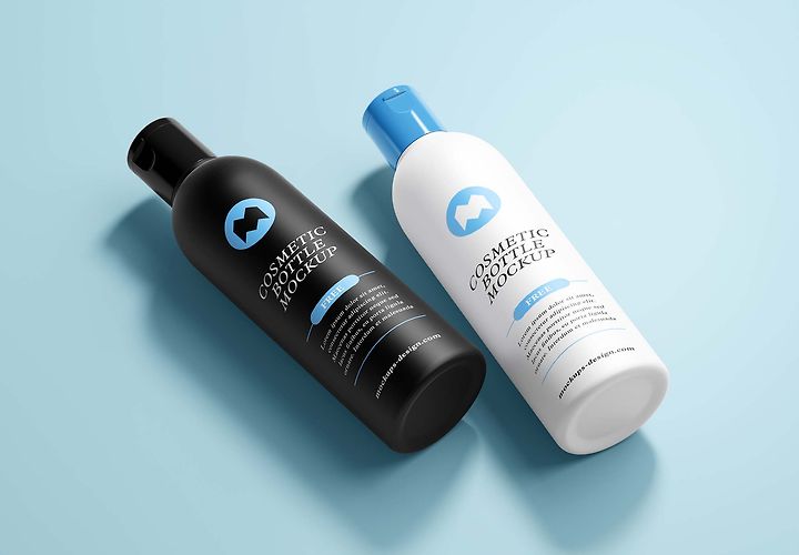 Free Cosmetics Bottle Mockup Psd 1