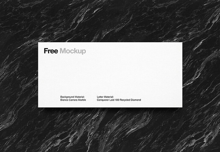 Free Envelope Mockup Psd 1