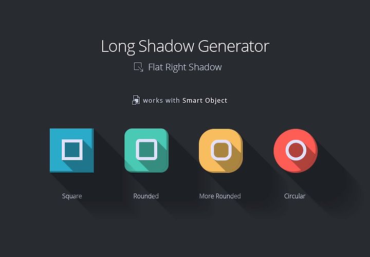 Free Flat Shadow Generator Psd 1