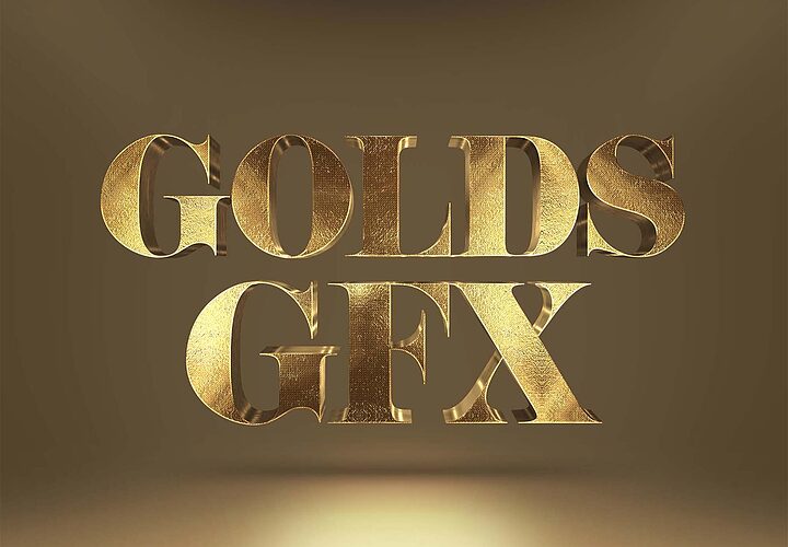 Free Gold Text Effect Mockup Psd 1