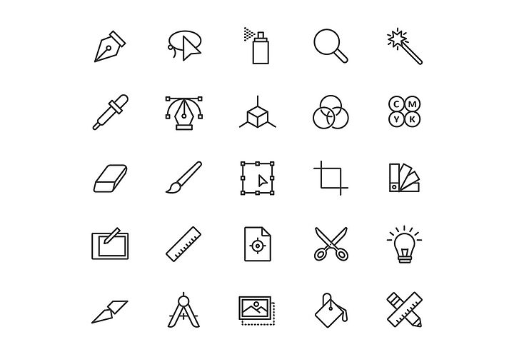 Free Graphic Design Icons 1