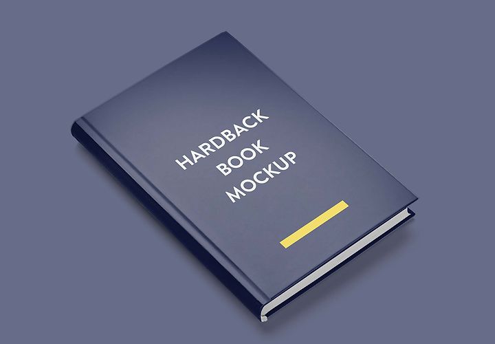 Free Hardback Book Mockup Psd 1