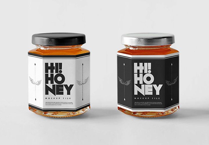 Free Honey Jar Mockup Psd 1