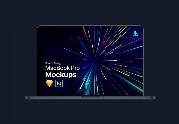 Free Macbook Pro Mockup 1