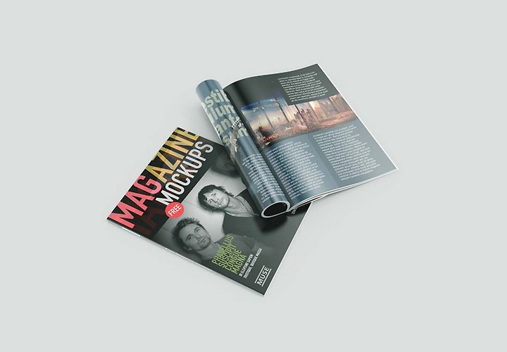 Free Magazine Mockups Psd 1