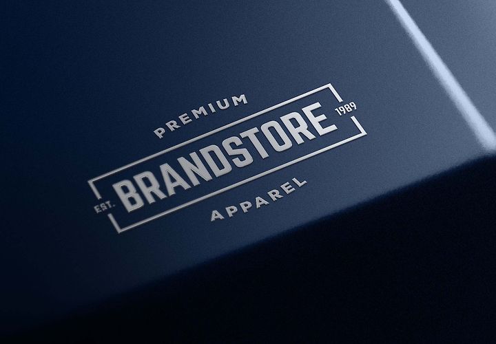 Free Metal Branding Logo Mockup Psd 1