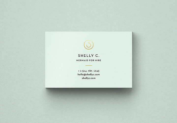 Free Minimal Business Card Template 2 1
