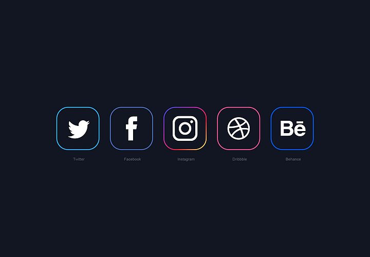 Free Minimal Social Media Icons 2018 1