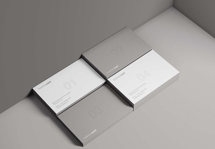 Free Modern Business Card Mockup Psd 1