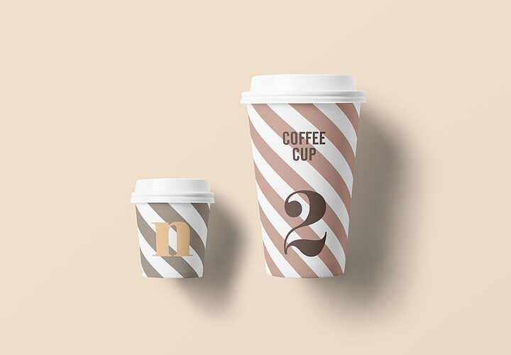 Free Paper Cup Mockup 1