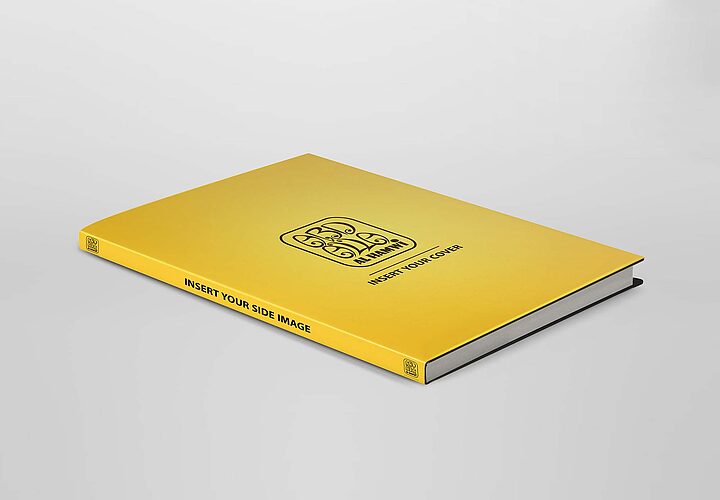 Free Perspective Hardcover Book Mockup Psd 1