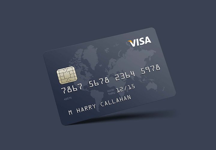 Free Photorealistic Credit Card Mockup Psd 1