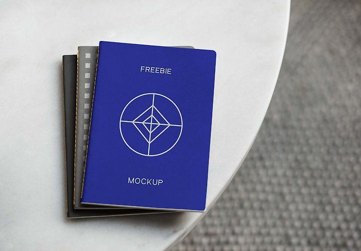 Free Photorealistic Notebook Mockup Psd 1