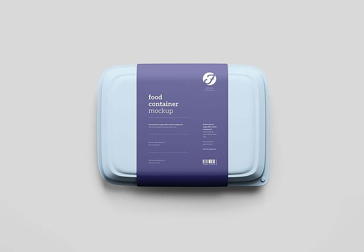 Free Plastic Food Box Mockup Psd 1
