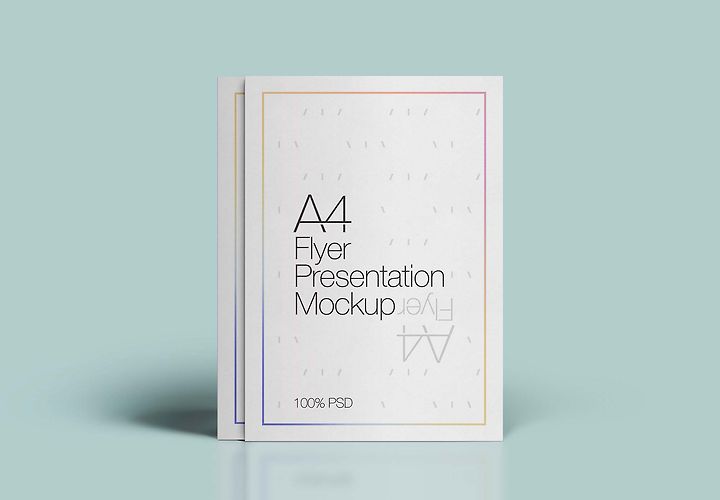 Free Psd Flyer Photoshop Mockup Psd 1