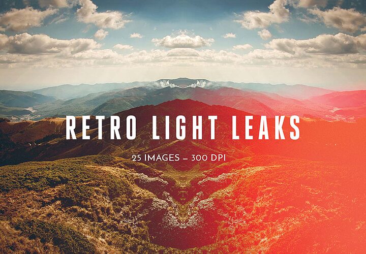 Free Retro Light Leaks Set 1