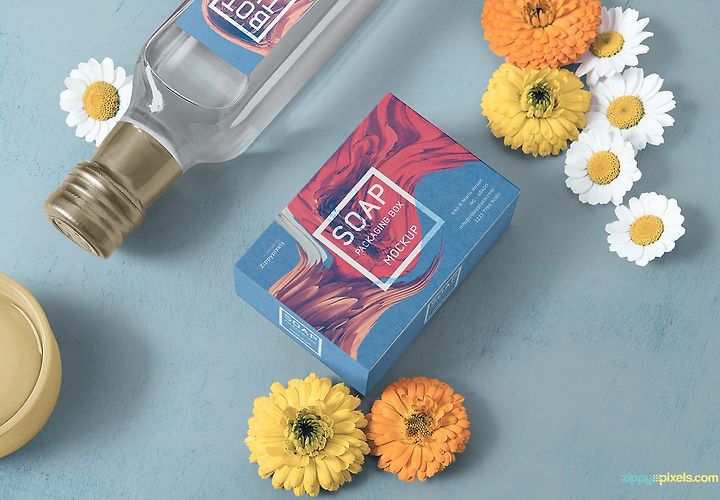 Free Soap Packaging Mockup Psd 1