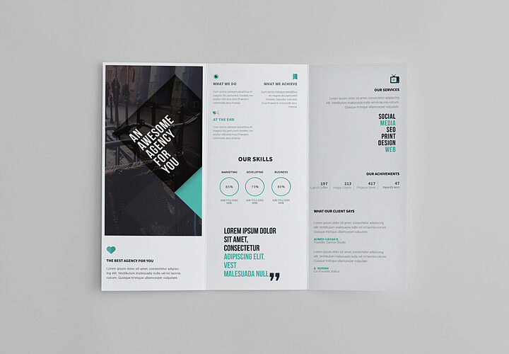 Free Trifold Brochure Template 1