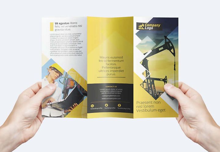 Free Trifold Business Flyer Template 1