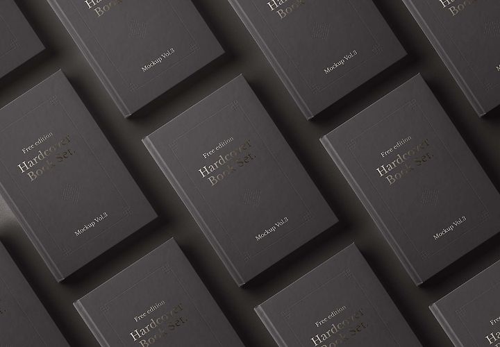 Hardcover Books Mockup Psd 1