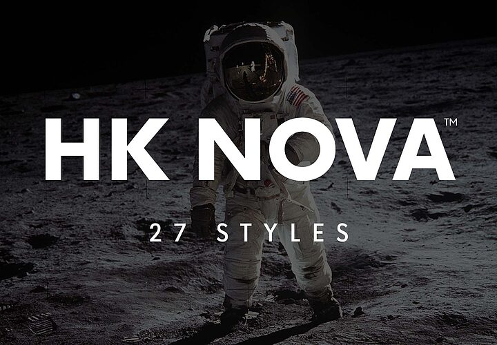 Hk Nova Sans Serif Typeface 1