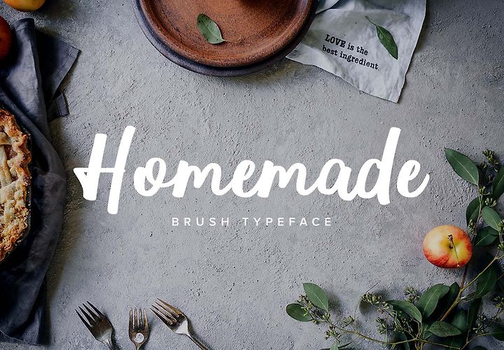 Homemade Brush Typeface 1