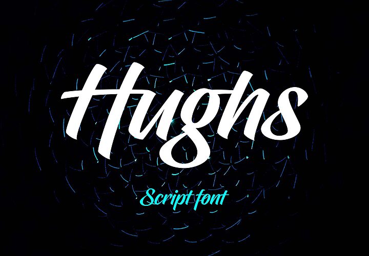 Huhgs Brush Font 1