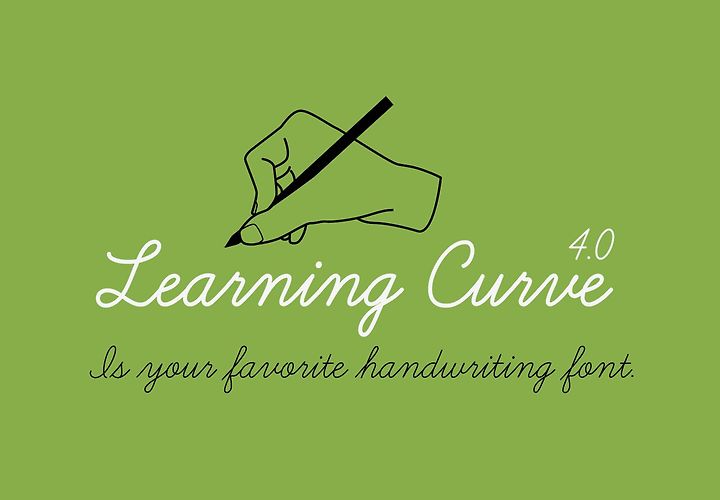 Learning Curve Free Font 1