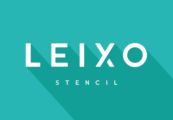 Leixo Stencil Free Font 1