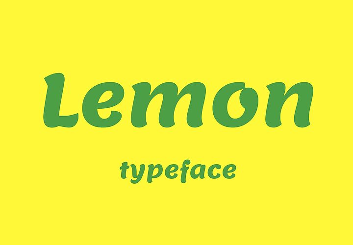 Lemon Free Font 1