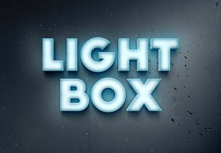 Light 3d Text Effect Psd 1