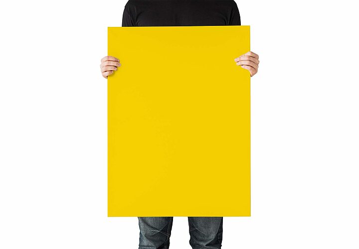 Man Holding A Poster Free Mockup Psd 1