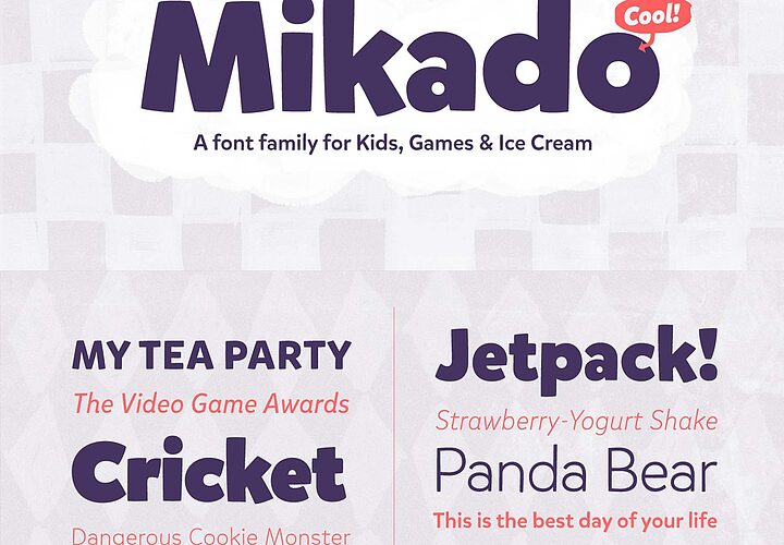 Mikado Kids Font 1