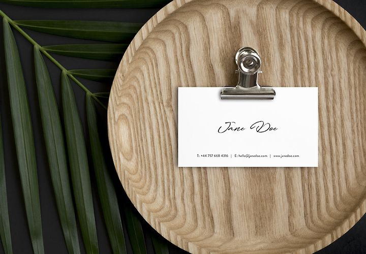 Minimalistic Business Card Mockups Psd 1